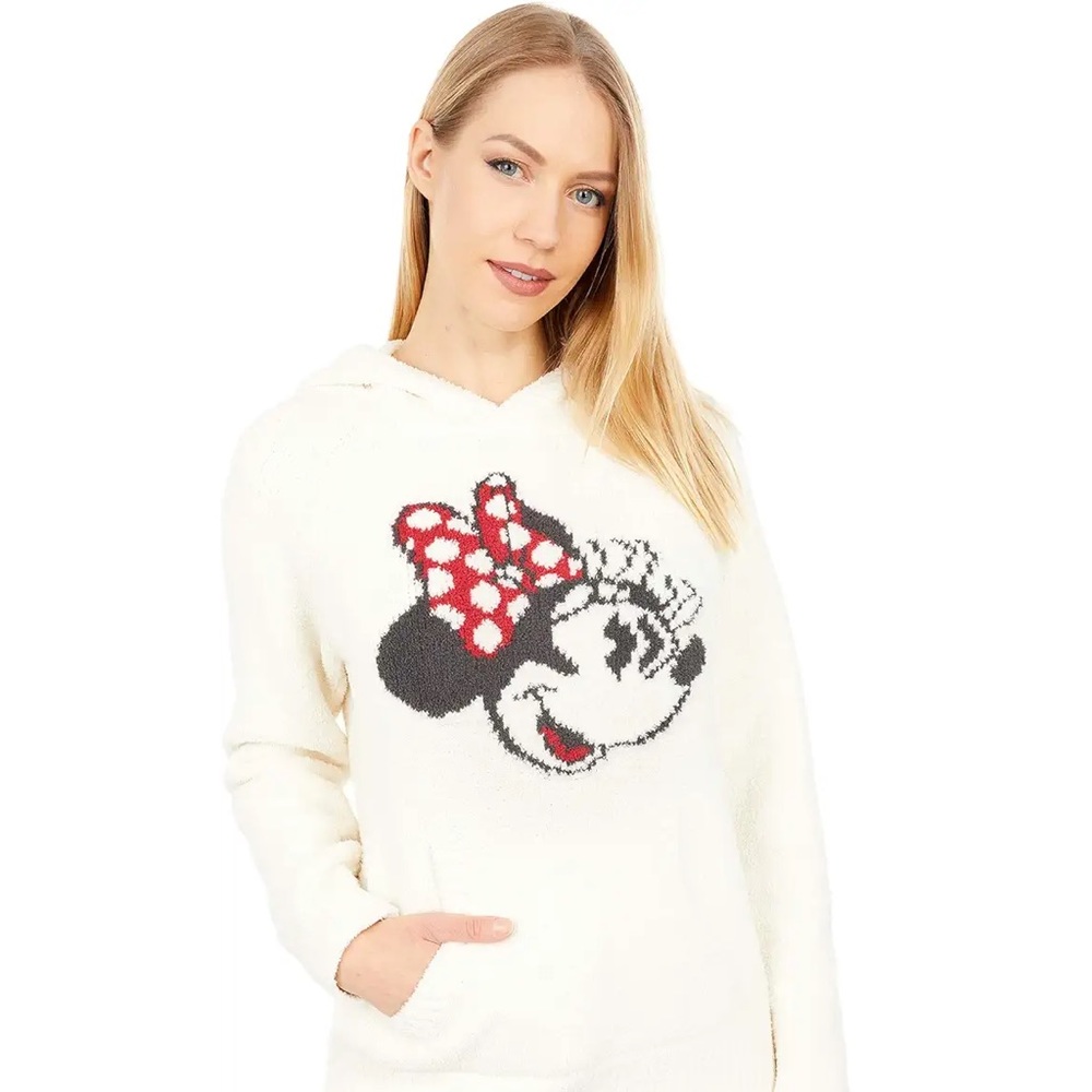 Barefoot Dreams CozyChic® Classic Disney Minnie Mouse Hoodie // NWT // Size M